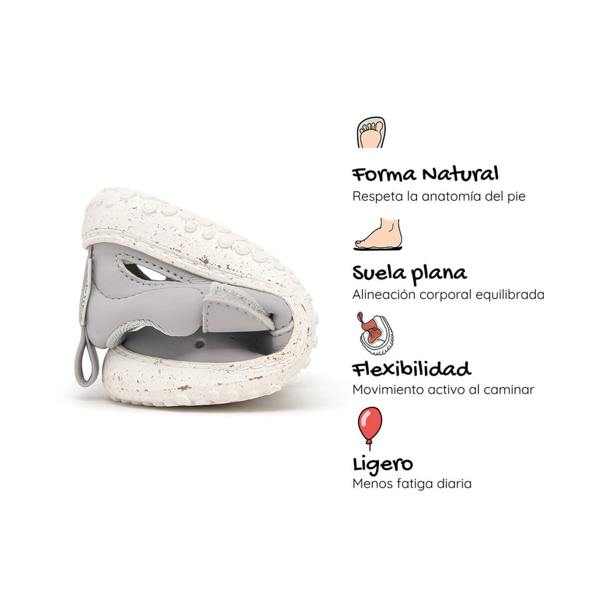 sandalia cerrada barefoot infantil gris benisa rocker ss25 04_981165c2 232e 4417 ac97 30233659ce86