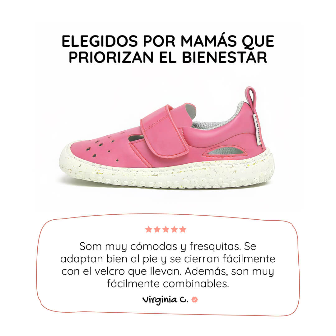 sandalia cerrada barefoot infantil rosa fresa benisa rocker ss25 01_d81b82aa 47fe 4c20 b82e e7d9dbad5449