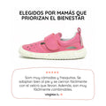 sandalia cerrada barefoot infantil rosa fresa benisa rocker ss26