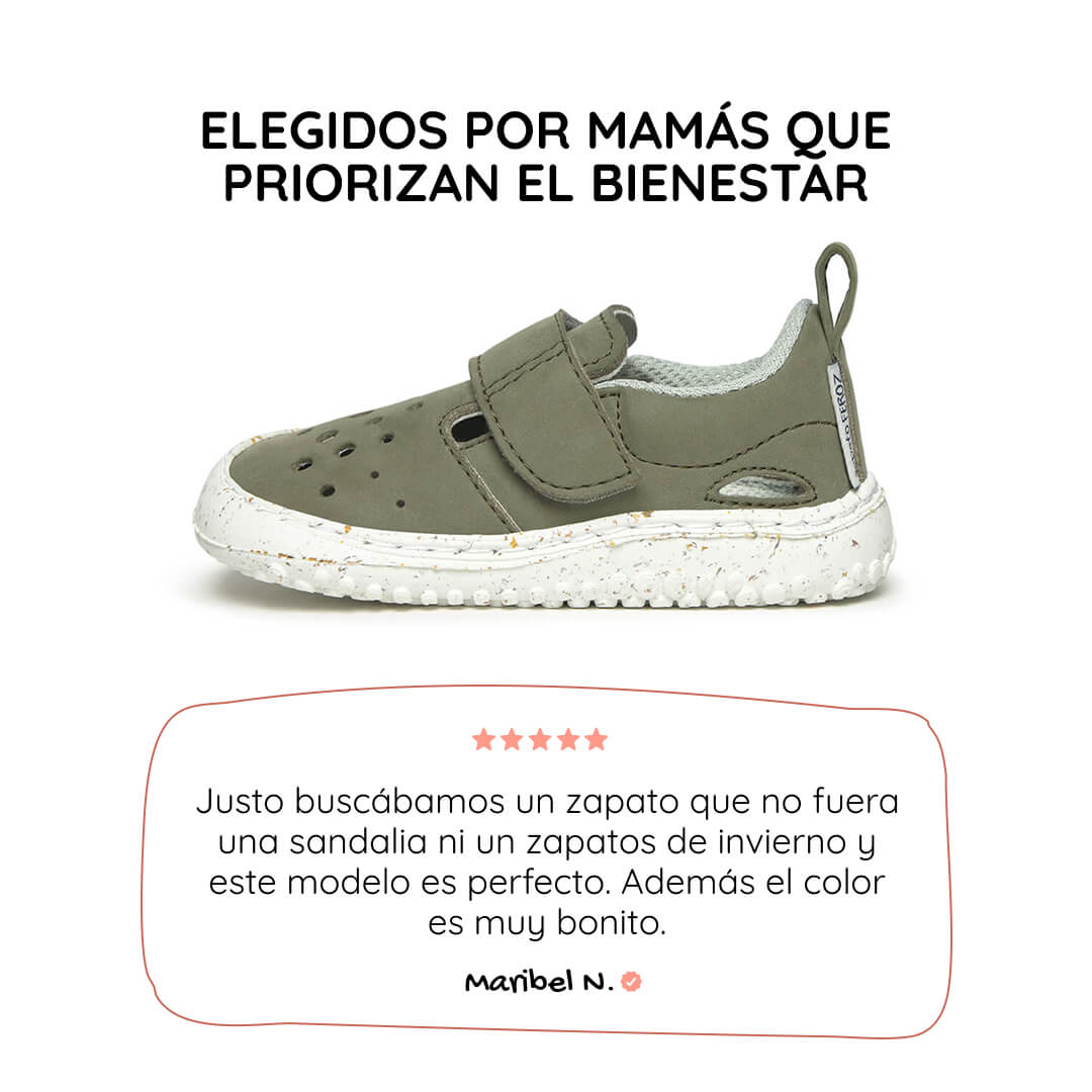 sandalia cerrada respetuosa bebes feroz kaki benisa ss25 01