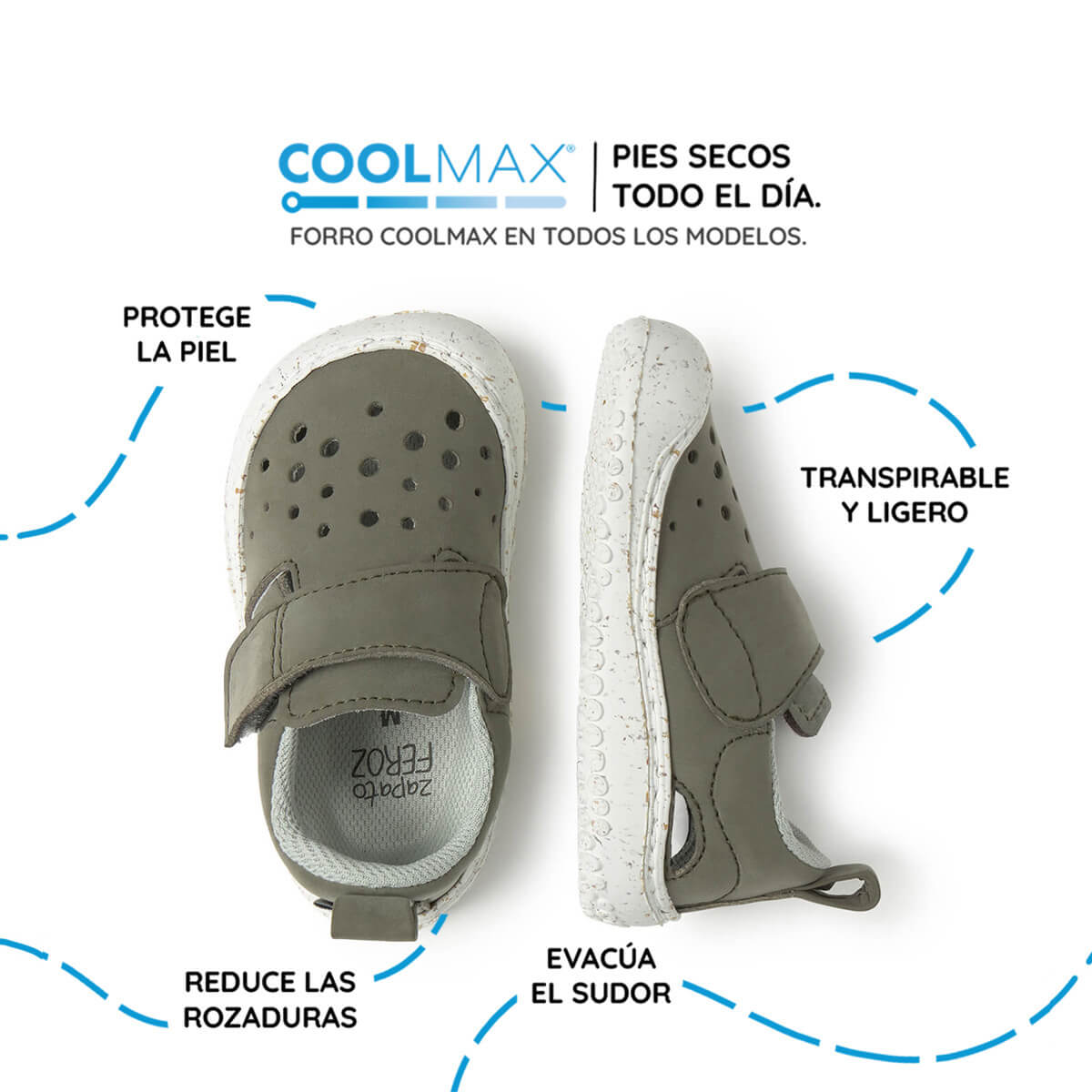 sandalia cerrada respetuosa bebes feroz kaki benisa ss25 03