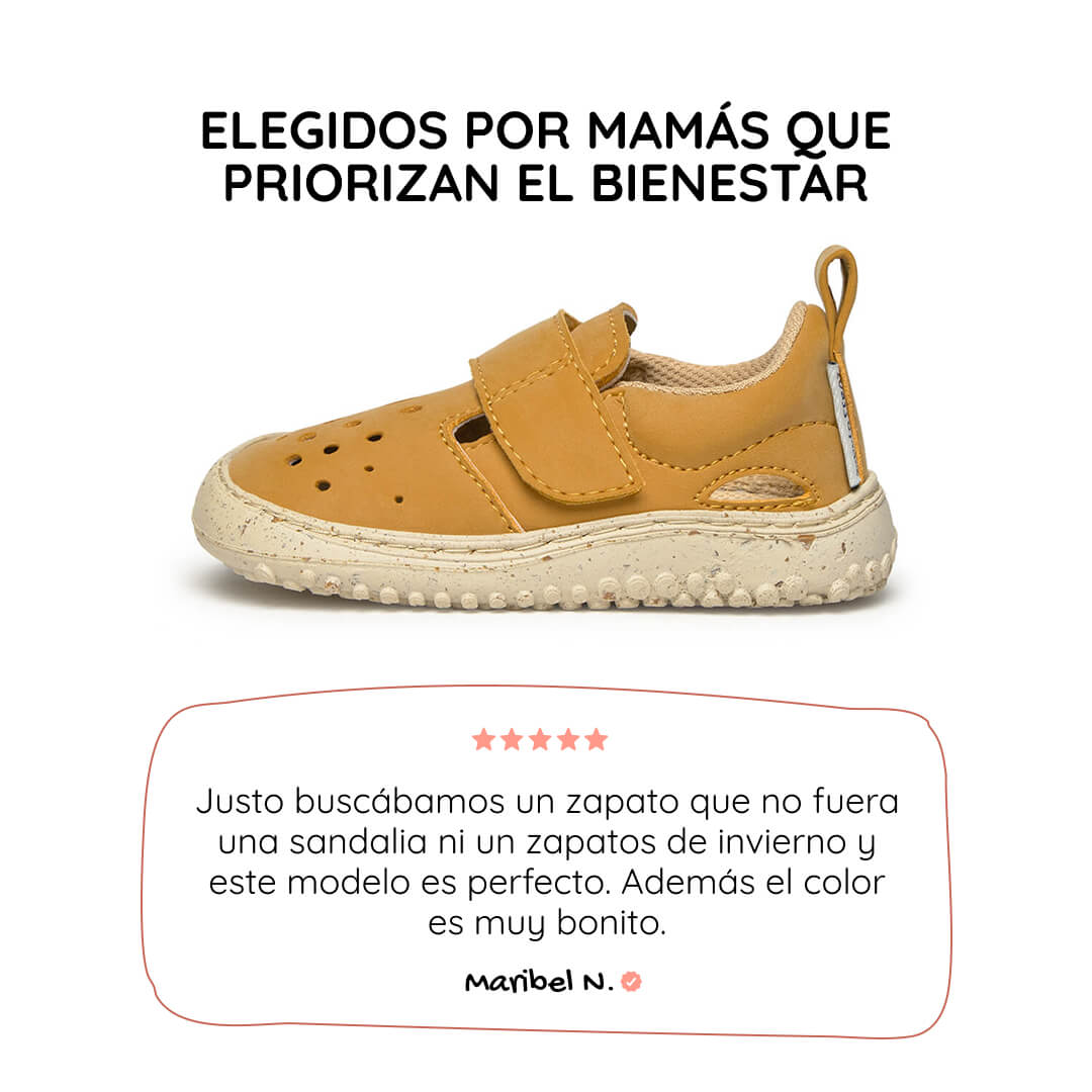 sandalia cerrada respetuosa bebes feroz mostaza benisa ss25 01