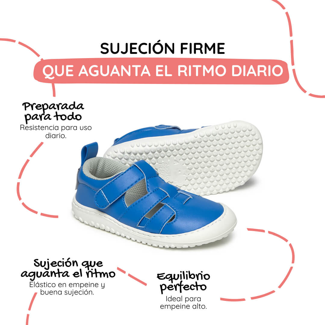 sandalia deportiva resistente agua respetousa infantil azul royal irta rocker ss26 02