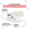 sandalia deportiva resistente agua respetousa infantil blanco irta rocker ss26 02