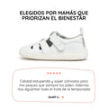 sandalia deportiva resistente agua respetousa infantil blanco irta rocker ss26 02