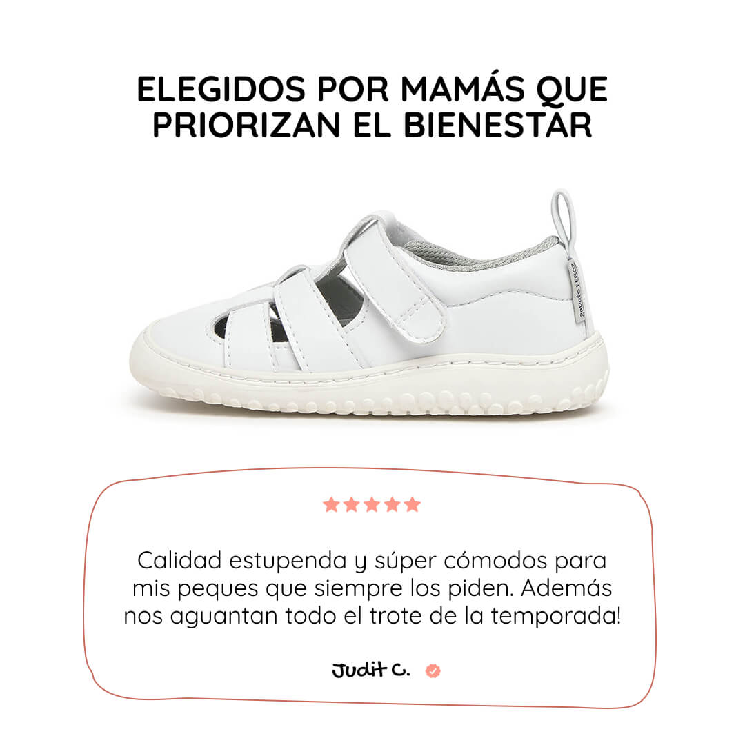sandalia deportiva resistente agua respetousa infantil blanco irta rocker ss26 02