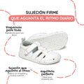 sandalia deportiva resistente agua respetousa infantil blanco multicolor irta rocker ss26 02