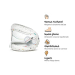 sandalia deportiva resistente agua respetousa infantil blanco multicolor irta rocker ss26 04 | blanco multicolor microfibra