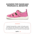 sandalia deportiva resistente agua respetousa infantil fresa rosa irta rocker ss26 01