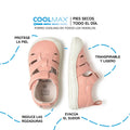 sandalia deportiva resistente agua respetousa infantil fresa rosa irta rocker ss26 03