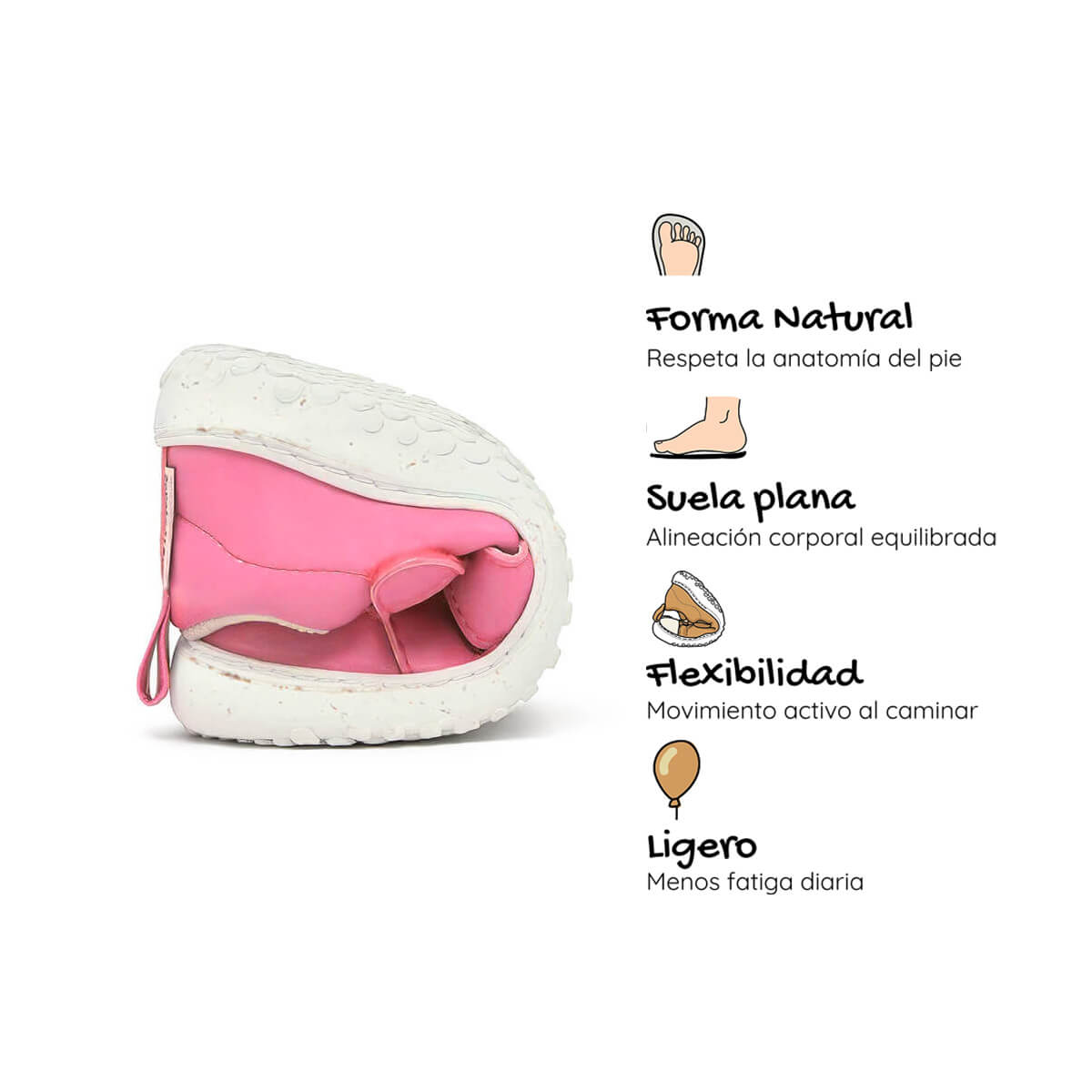 sandalia deportiva resistente agua respetousa infantil fresa rosa irta rocker ss26 04