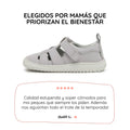 sandalia deportiva resistente agua respetousa infantil gris irta rocker ss26 01