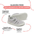 sandalia deportiva resistente agua respetousa infantil gris irta rocker ss26 02