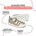 sandalia deportiva resistente agua respetousa infantil oro dorado irta rocker ss26 02