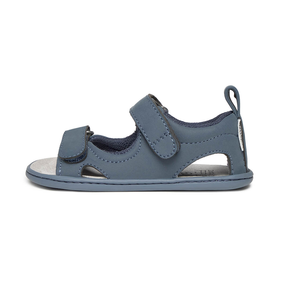 sandalia doble velcro barefoot infantil azul denim Saler rocker ss26