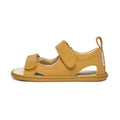 sandalia doble velcro barefoot infantil mostaza Saler rocker ss26 00 | Mostaza Microfibra Nobuck