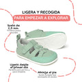 sandalia elastico respetuosa bebes mint canet feroz ss26 02