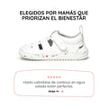 sandalia elastico respetuosa infantil blanco canet rocker ss26 01