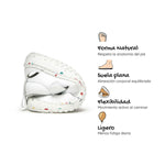 sandalia elastico respetuosa infantil blanco canet rocker ss26 04 | blanco microfibra