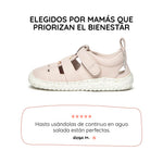 sandalia elastico respetuosa infantil rosa palo canet rocker ss25 Palo 01 | rosa palo microfibra nobuck