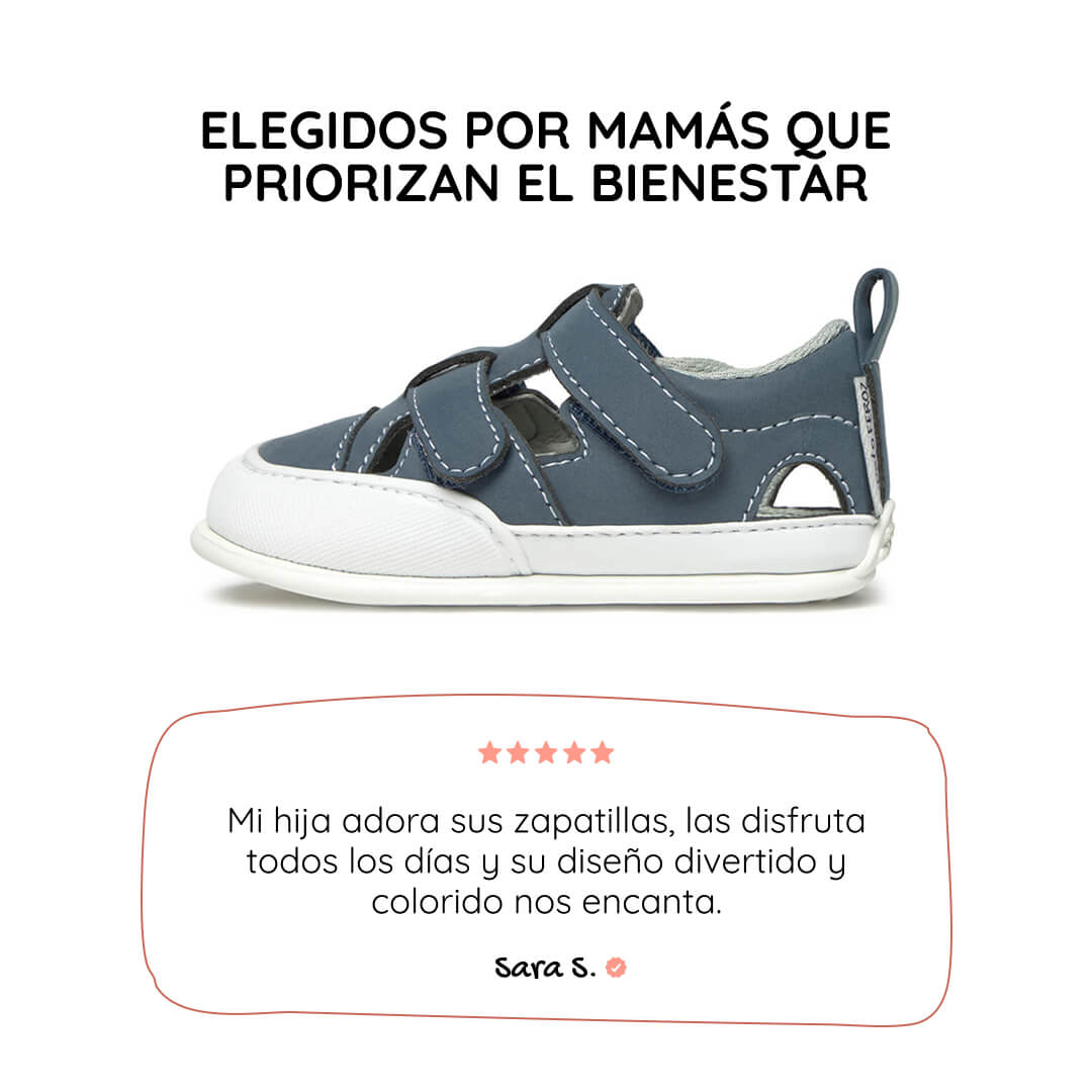sandalia mayor apertura barefoot bebes azul denim javea feroz ss26 01
