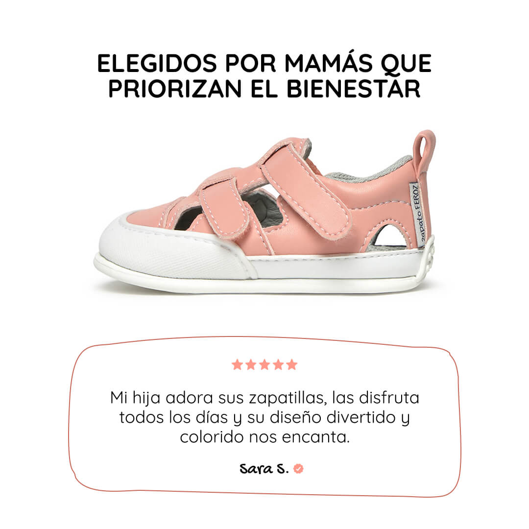 sandalia mayor apertura barefoot bebes rosa fresa javea feroz ss26 01