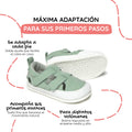 sandalia mayor apertura barefoot bebes verde mint javea feroz ss26 02