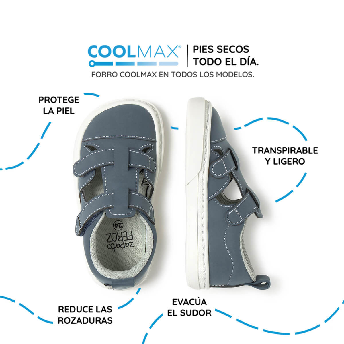 sandalia mayor apertura barefoot infantil azul javea rocker ss25 Denim 03