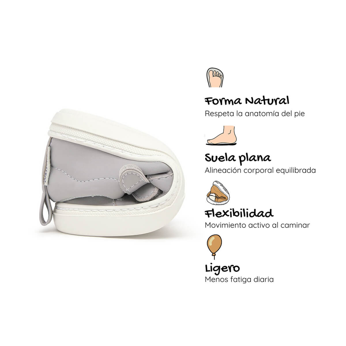 sandalia mayor apertura barefoot infantil gris javea rocker ss26 04