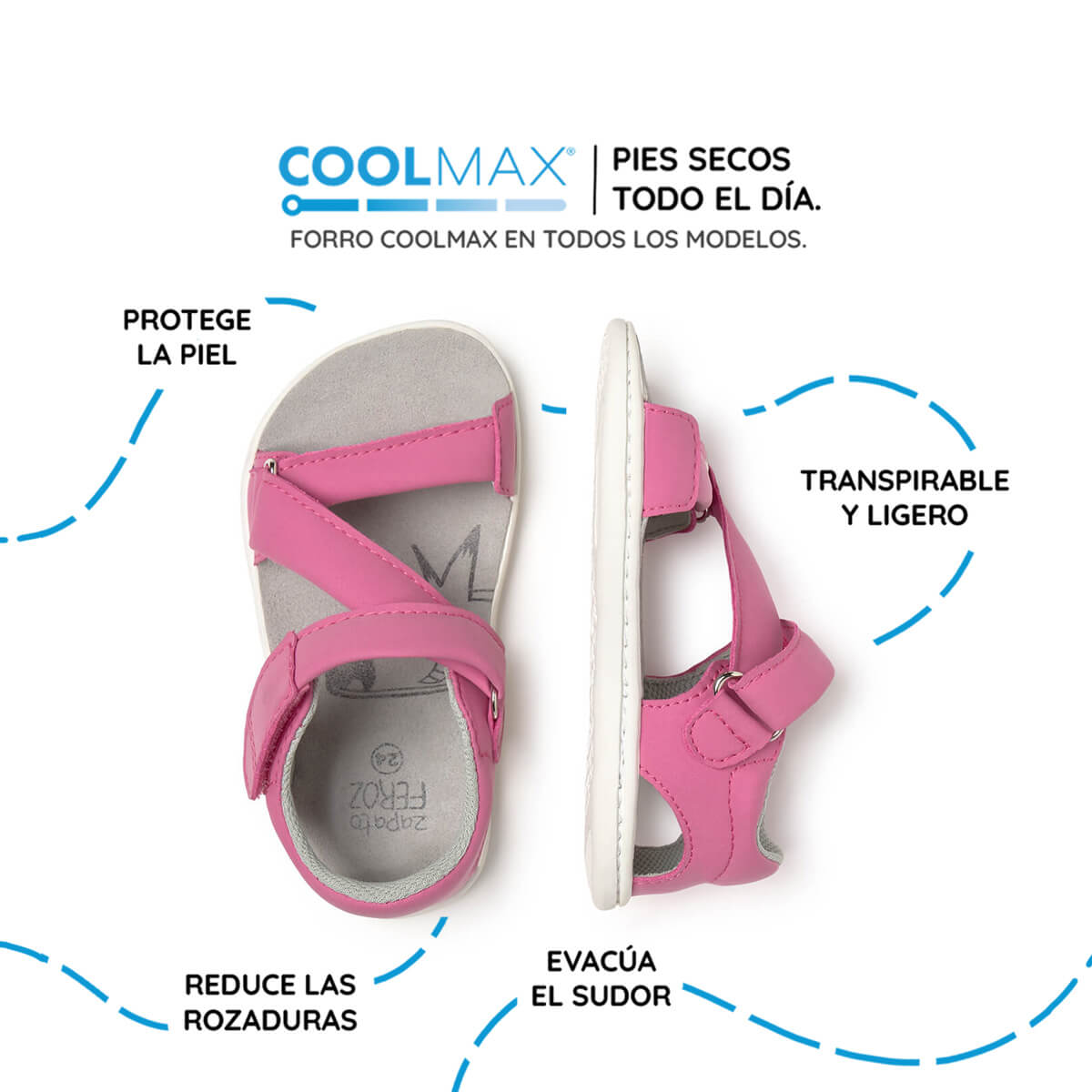 sandalia minimalista respetousa infantil fresa oliva rocker ss26 03
