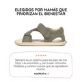 sandalia minimalista respetousa infantil kaki oliva rocker ss26 01