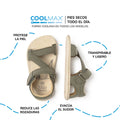 sandalia minimalista respetousa infantil kaki oliva rocker ss26 03