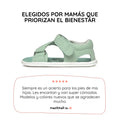 sandalia minimalista respetousa infantil mint oliva rocker ss26 01