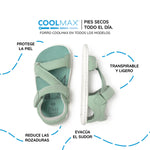 sandalia minimalista respetousa infantil mint oliva rocker ss26 03 | Mint Microfibra Nobuck