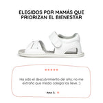 sandalia trenzada barefoot infantil blanco gandia rocker ss26 01 | Blanco Microfibra