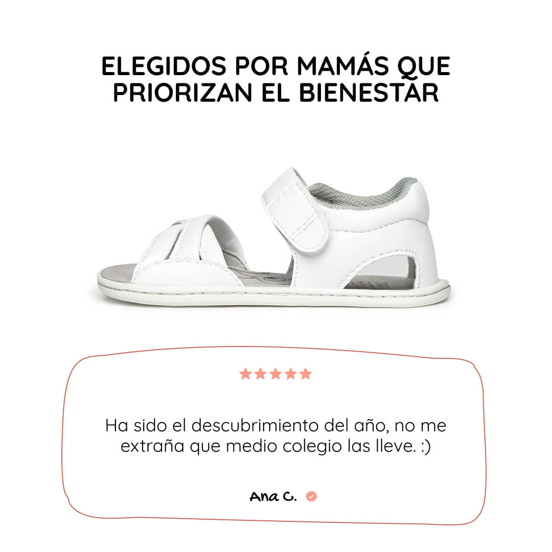 sandalia trenzada barefoot infantil blanco gandia rocker ss26 01