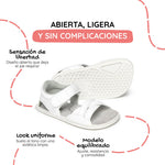 sandalia trenzada barefoot infantil blanco gandia rocker ss26 02 | Blanco Microfibra