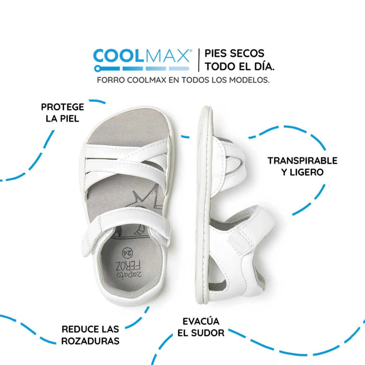 sandalia trenzada barefoot infantil blanco gandia rocker ss26 03