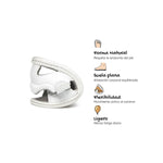 sandalia trenzada barefoot infantil blanco gandia rocker ss26 04 | Blanco Microfibra