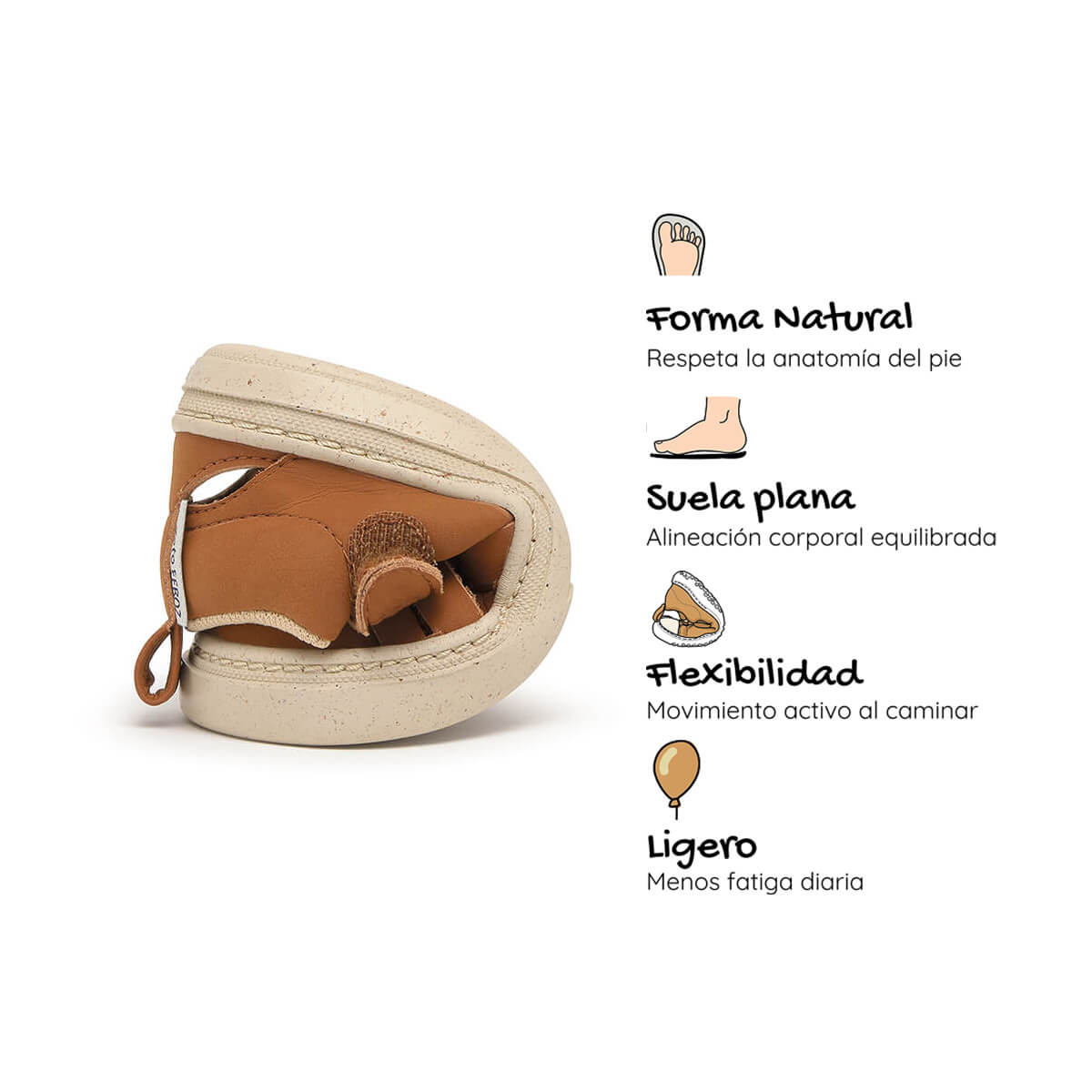 sandalia trenzada barefoot infantil nut tabarca rocker ss26 04