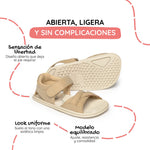 sandalia trenzada barefoot infantil pierdra gandia rocker ss26 02 | Piedra Microfibra Nobuck