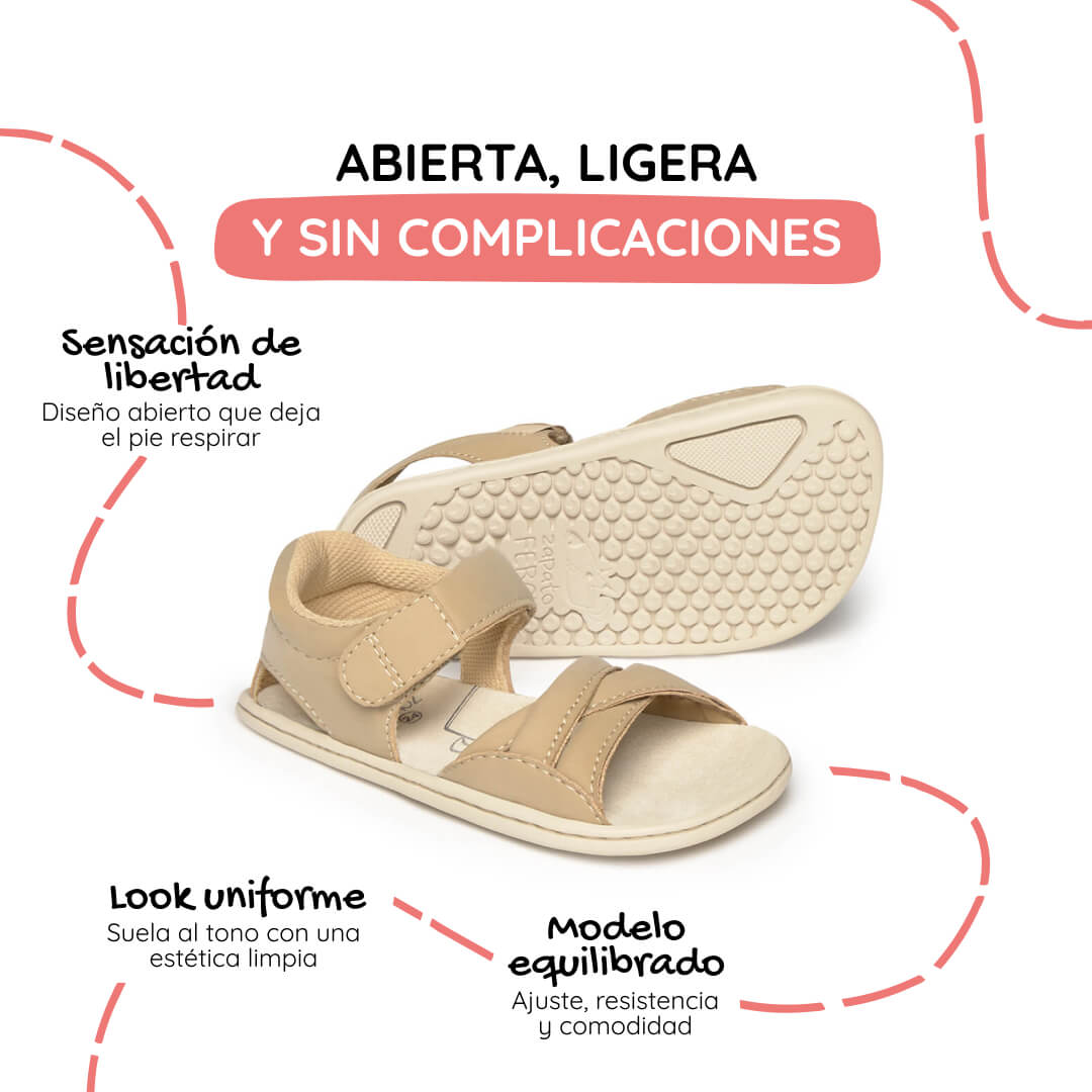sandalia trenzada barefoot infantil pierdra gandia rocker ss26 02