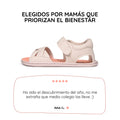 sandalia trenzada barefoot infantil rosa palo gandia rocker ss26 Palo 01