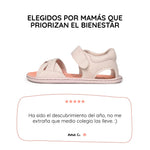 sandalia trenzada barefoot infantil rosa palo gandia rocker ss26 Palo 01 | Rosa Microfibra Nobuck