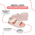 sandalia trenzada barefoot infantil rosa palo gandia rocker ss26 Palo 02