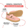 sandalia trenzada barefoot infantil rosa tabarca rocker ss26 02
