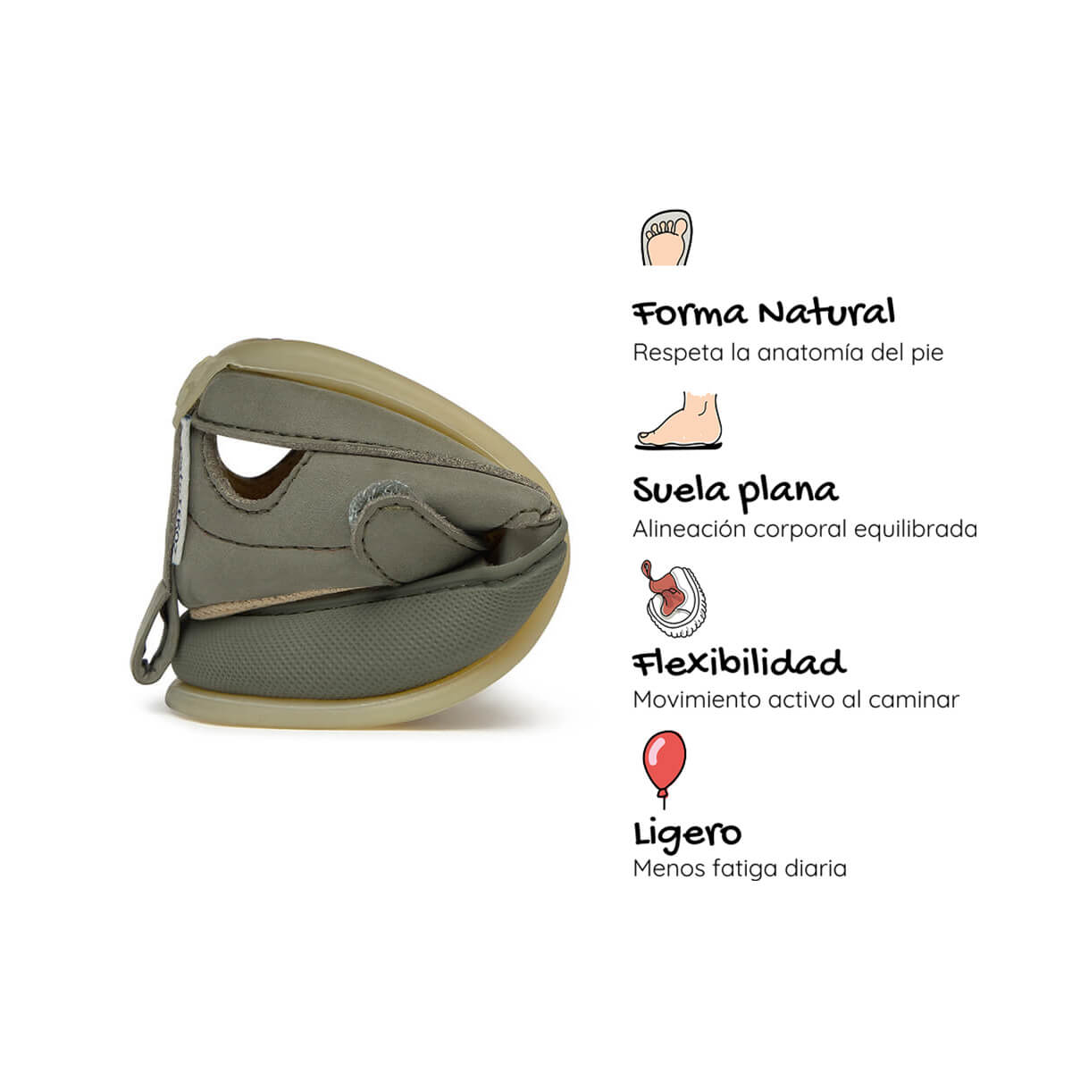 sandalia trenzada respetuosa bebes tabarca feroz ss26 Kaki 04