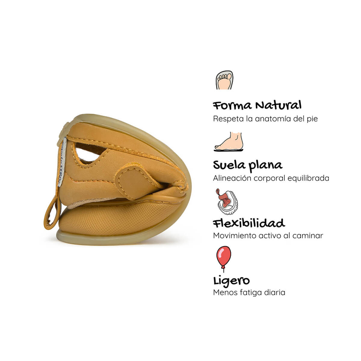 sandalia trenzada respetuosa bebes tabarca feroz ss26 Mostaza 04