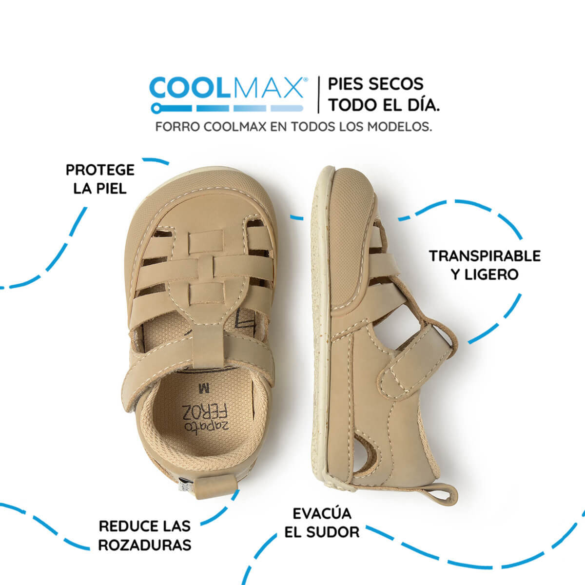 sandalia trenzada respetuosa bebes tabarca feroz ss26 Piedra 03