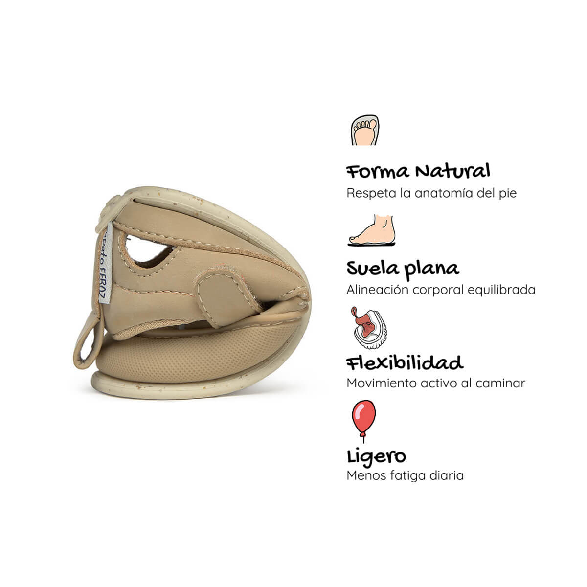 sandalia trenzada respetuosa bebes tabarca feroz ss26 Piedra 04